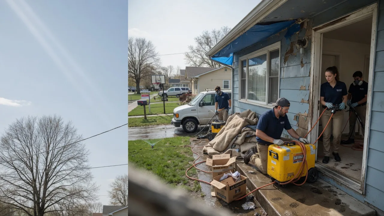 Basement Flood Cleanup in Meeker, OK near me